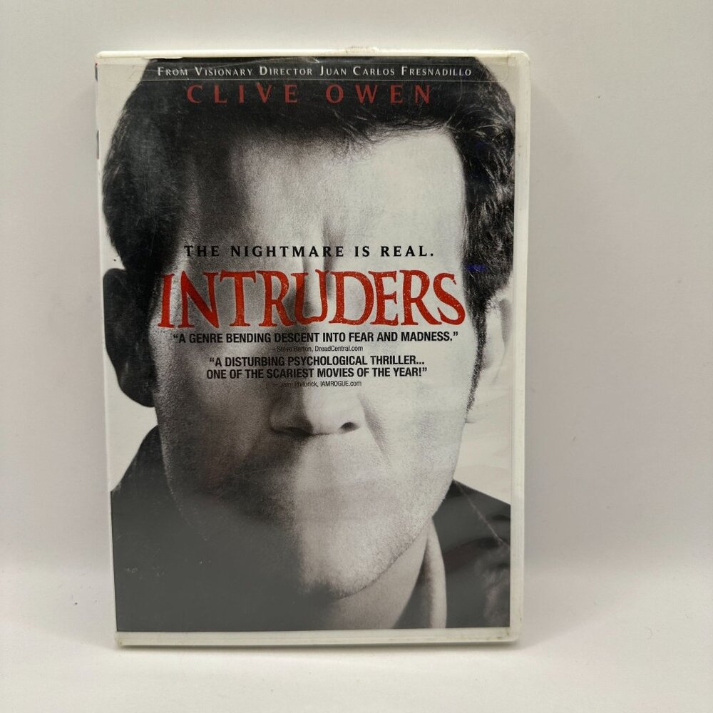 Intruders DVD Clive Owen Psychological Horror Thriller Rated R Widescreen